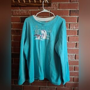 Winter sweater polar bear design